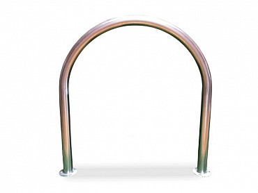 Hoop Bike Rack - Stainless Steel Option